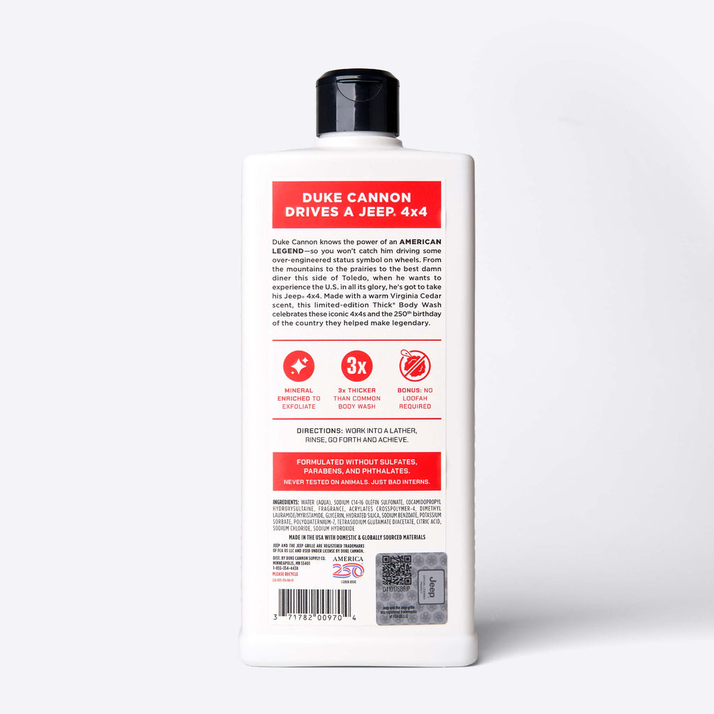 Jeep® Brand Body Wash - American Legend